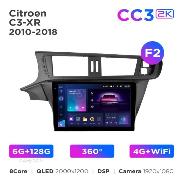 Radio samochodowe Teyes CC3 2k 6+128 Gb 360° Citroen C3-XR 2010-2018 (F2) 10