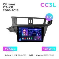 Radio samochodowe do Citroen C3-XR 2010-2018 (F2) Teyes CC3L 4+32 Gb 10"