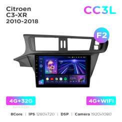 Radio samochodowe do Citroen C3-XR 2010-2018 (F2) Teyes CC3L 4+32 Gb 10"