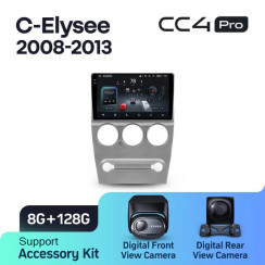 Radio samochodowe Teyes CC4 Pro 2k 8+128 Gb Citroen C-Elysee 2008-2013 9"