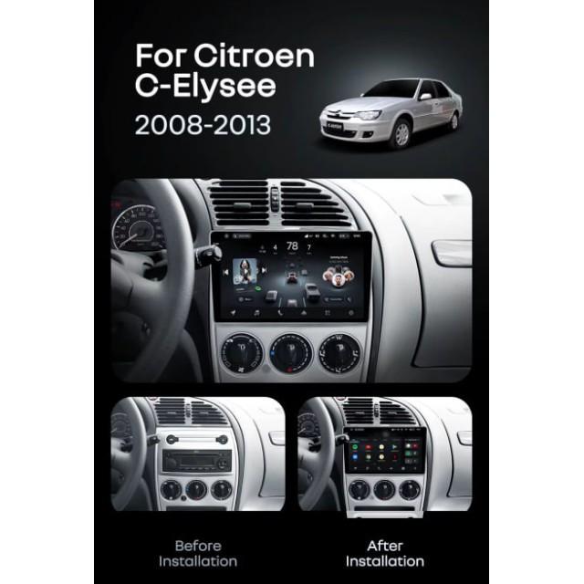 Radio samochodowe Teyes CC4 Pro 2k 8+128 Gb Citroen C-Elysee 2008-2013 9"