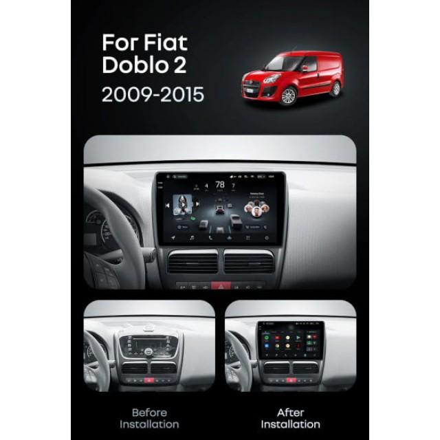 Radio samochodowe Teyes CC4 Pro 2k 8+128 Gb Fiat Doblo 2 263 2009-2015 9"