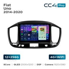 Radio samochodowe Teyes CC4 Pro 2k 12+256 Gb Fiat Uno 2014-2020 9"