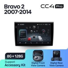 Radio samochodowe Teyes CC4 Pro 2k 8+128 Gb Fiat Bravo 198 2 2007-2014 9"