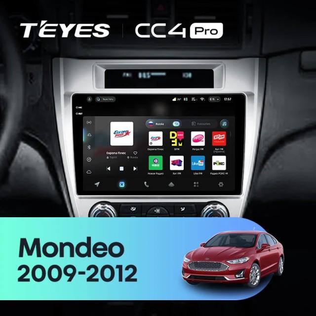 Radio samochodowe Teyes CC4 Pro 2k 8+128 Gb Ford Mondeo (US EDITION) 2009-2012 (F3) 10"