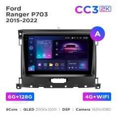 Radio samochodowe Teyes CC3 2k 6+128 Gb Ford Ranger P703 2015-2022 (A) 9