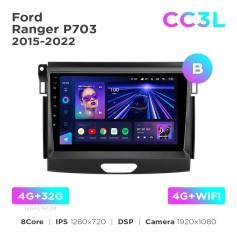 Radio samochodowe do Ford Ranger P703 2015-2022 (B) Teyes CC3L 4+32 Gb 9"