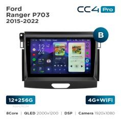 Radio samochodowe Teyes CC4 Pro 2k 12+256 Gb Ford Ranger P703 2015-2022 (B) 9"