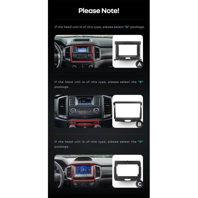 Radio samochodowe Teyes CC4 Pro 2k 8+128 Gb Ford Ranger P703 2015-2022 (C) 9"