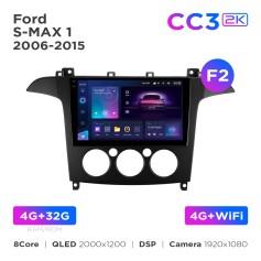 Radio samochodowe Teyes CC3 2k 4+32 Gb Ford S-MAX 1 2006-2015 (F2) 9"