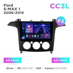 Radio samochodowe Teyes CC3L 4+64 Gb Ford S-MAX 1 2006-2015 (F2) 9"
