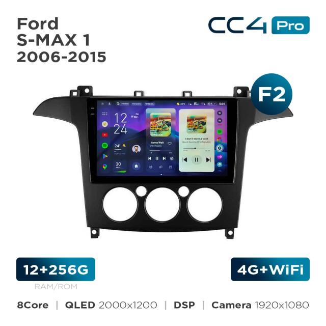 Radio samochodowe Teyes CC4 Pro 2k 12+256 Gb Ford S-MAX 1 2006-2015 (F2) 9"