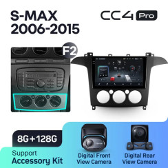 Radio samochodowe Teyes CC4 Pro 2k 8+128 Gb Ford S-MAX 1 2006-2015 (F2) 9"