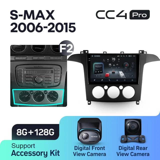 Radio samochodowe Teyes CC4 Pro 2k 8+128 Gb Ford S-MAX 1 2006-2015 (F2) 9"