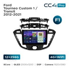 Radio samochodowe Teyes CC4 Pro 2k 12+256 Gb Ford Tourneo Custom 1 / Transit 2012-2021 (F1) 9"