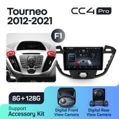 Radio samochodowe Teyes CC4 Pro 2k 8+128 Gb Ford Tourneo Custom 1 / Transit 2012-2021 (F1) 9"