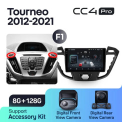 Radio samochodowe Teyes CC4 Pro 2k 8+128 Gb Ford Tourneo Custom 1 / Transit 2012-2021 (F1) 9"