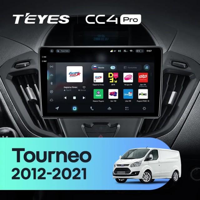 Radio samochodowe Teyes CC4 Pro 2k 8+128 Gb Ford Tourneo Custom 1 / Transit 2012-2021 (F1) 9"