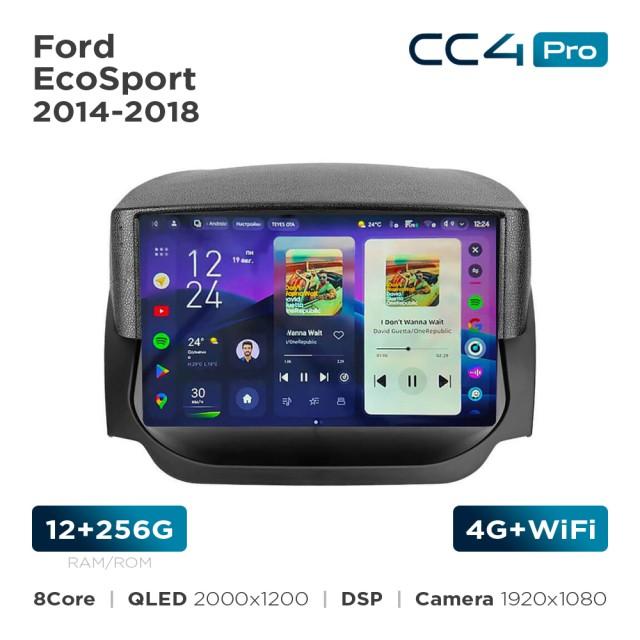Radio samochodowe Teyes CC4 Pro 2k 12+256 Gb Ford EcoSport 2014-2018 9"