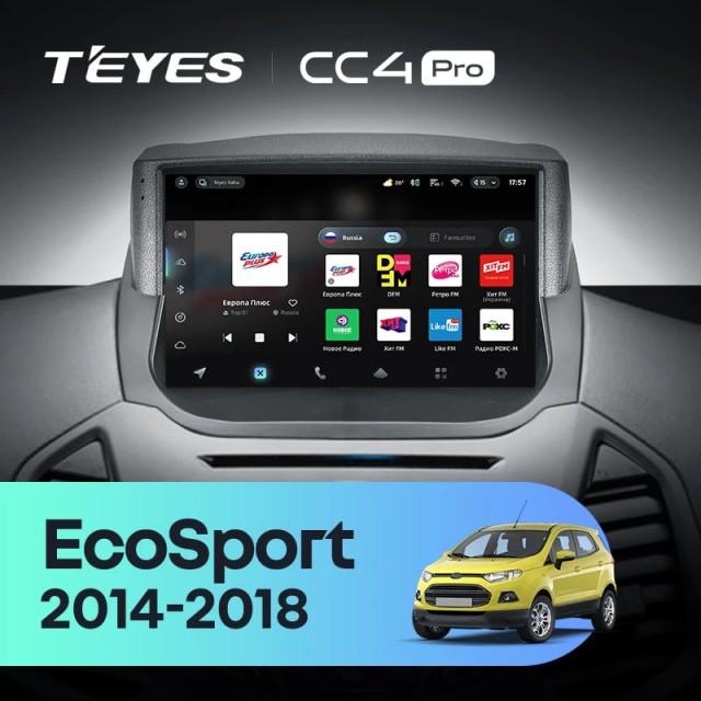 Radio samochodowe Teyes CC4 Pro 2k 8+128 Gb Ford EcoSport 2014-2018 9"