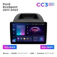 Radio samochodowe Teyes CC3 2k 4+64 Gb Ford EcoSport 2017-2023 10"