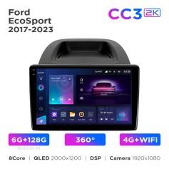Radio samochodowe Teyes CC3 2k 6+128 Gb 360° Ford EcoSport 2017-2023 10