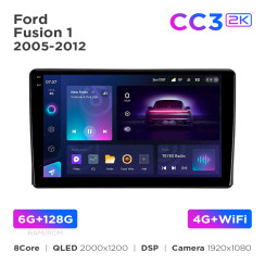 Radio samochodowe Teyes CC3 2k 6+128 Gb Ford Fusion 1 2005-2012 9"