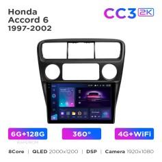 Radio samochodowe Teyes CC3 2k 6+128 Gb 360° Honda Accord 6 1997-2002 9"