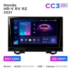 Radio samochodowe Teyes CC3 2k 6+128 Gb Honda HR-V RV RZ 2021 9"