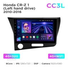 Radio samochodowe do Honda CR-Z 1 2010-2016 Teyes CC3L 4+32 Gb 9"