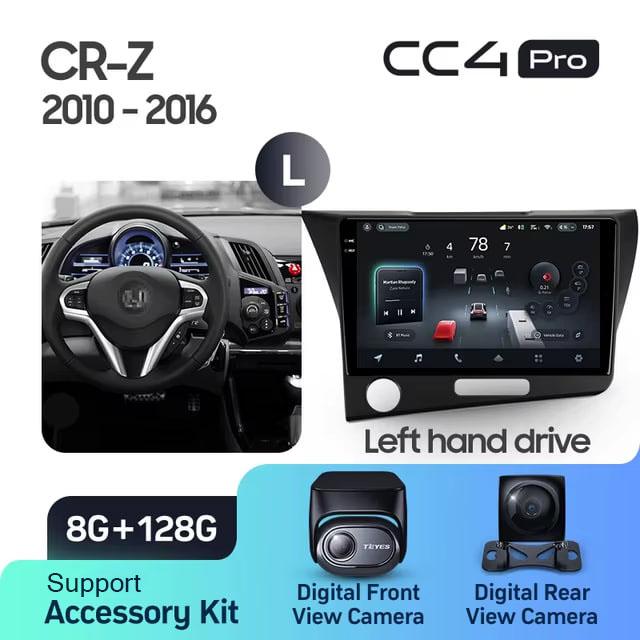 Radio samochodowe Teyes CC4 Pro 2k 8+128 Gb Honda CR-Z 1 2010-2016 9"