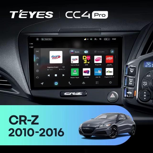 Radio samochodowe Teyes CC4 Pro 2k 8+128 Gb Honda CR-Z 1 2010-2016 9"