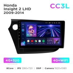 Radio samochodowe do Honda Insight 2 LHD 2009-2014 Teyes CC3L 4+32 Gb 9"