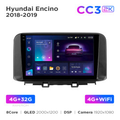 Radio samochodowe Teyes CC3 2k 4+32 Gb Hyundai Encino 2018-2019 10"
