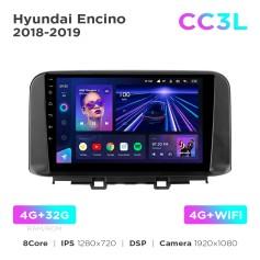 Radio samochodowe do Hyundai Encino 2018-2019 Teyes CC3L 4+32 Gb 10"