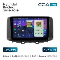 Radio samochodowe Teyes CC4 Pro 2k 12+256 Gb Hyundai Encino 2018-2019 10"