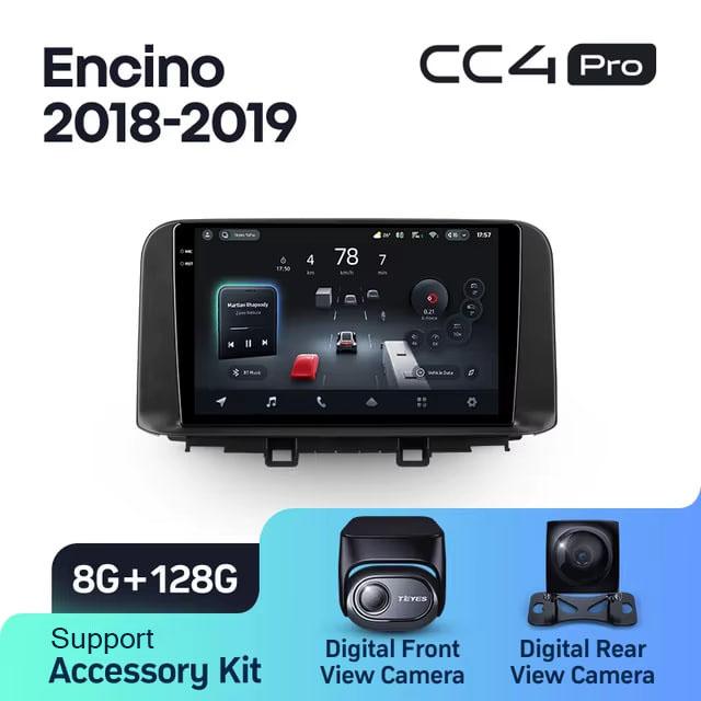 Radio samochodowe Teyes CC4 Pro 2k 8+128 Gb Hyundai Encino 2018-2019 10"