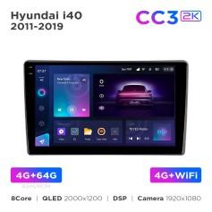 Radio samochodowe Teyes CC3 2k 4+64 Gb Hyundai i40 2011-2019 9