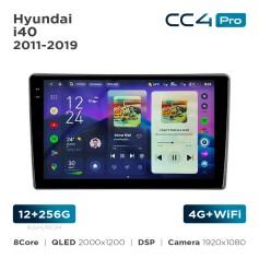 Radio samochodowe Teyes CC4 Pro 2k 12+256 Gb Hyundai i40 2011-2019 9"