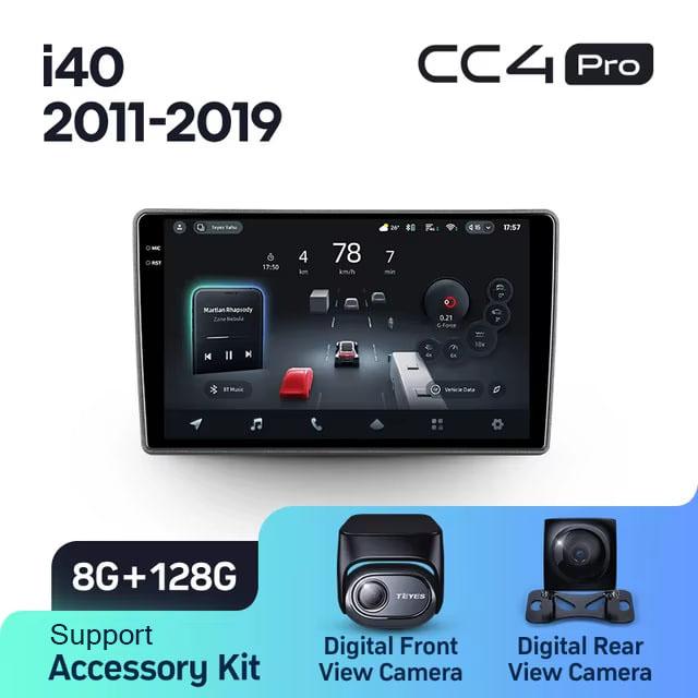 Radio samochodowe Teyes CC4 Pro 2k 8+128 Gb Hyundai i40 2011-2019 9"