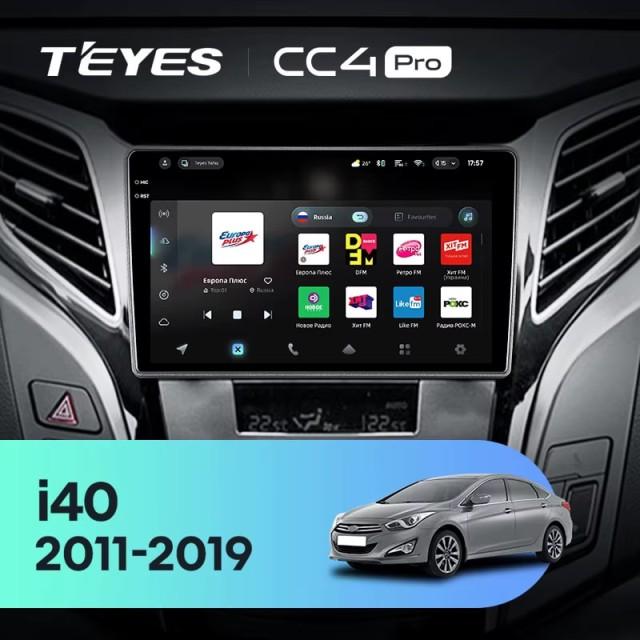 Radio samochodowe Teyes CC4 Pro 2k 8+128 Gb Hyundai i40 2011-2019 9"