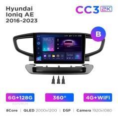 Radio samochodowe Teyes CC3 2k 6+128 Gb 360° Hyundai Ioniq AE 2016-2023 (B) 9