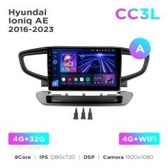Radio samochodowe do Hyundai Ioniq AE 2016-2023 (A) Teyes CC3L 4+32 Gb 9"
