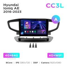 Radio samochodowe Teyes CC3L 4+64 Gb Hyundai Ioniq AE 2016-2023 (A) 9"