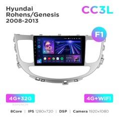 Radio samochodowe do Hyundai Rohens / Genesis 2008-2013 (F1) Teyes CC3L 4+32 Gb 9"