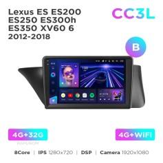 Radio samochodowe do Lexus ES ES200 ES250 ES300h ES350 XV60 6 2012-2018 (B) Teyes CC3L 4+32 Gb 9"