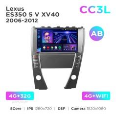 Radio samochodowe do Lexus ES350 5 V XV40 2006-2012 (AB) Teyes CC3L 4+32 Gb 9"