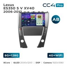 Radio samochodowe Teyes CC4 Pro 2k 8+128 Gb Lexus ES350 5 V XV40 2006-2012 (AB) 9"