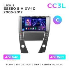 Radio samochodowe Teyes CC3L 4+64 Gb Lexus ES350 5 V XV40 2006-2012 (C) 9"