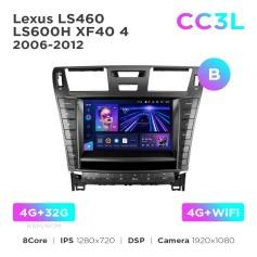 Radio samochodowe do Lexus LS460 LS600H XF40 4 2006-2012 (B) Teyes CC3L 4+32 Gb 9"